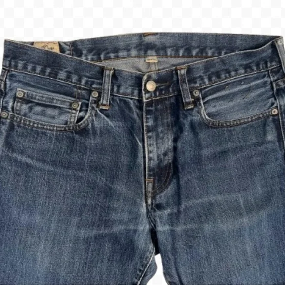 J Crew Kaihara Japanese Denim Men Jeans Style 484  W33 L 32 EUC - Picture 3 of 14